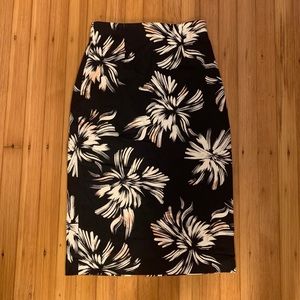 Chelsea28 Printed Cotton Pencil Skirt